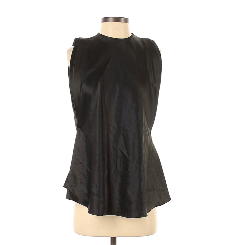 Brandon Maxwell Silk Sleeveless Shell (Size 4)